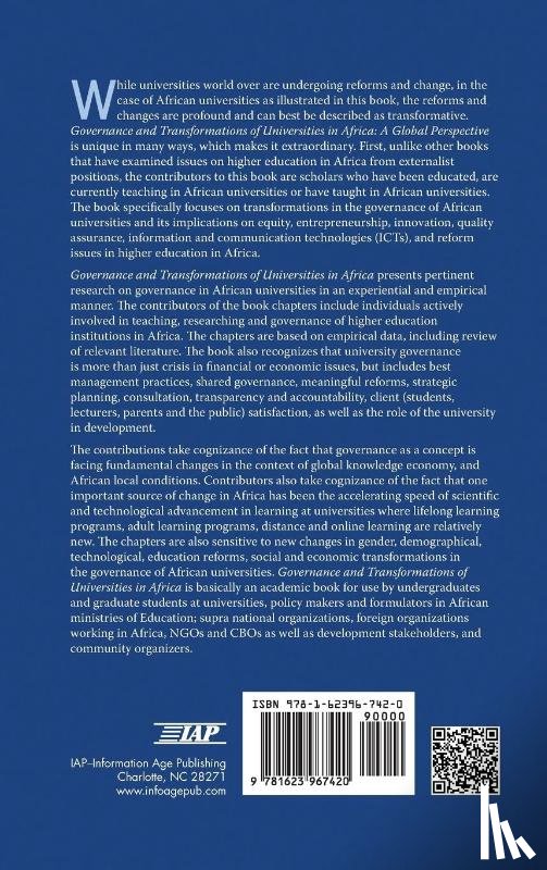  - Governance and Transformations of Universities in Africa