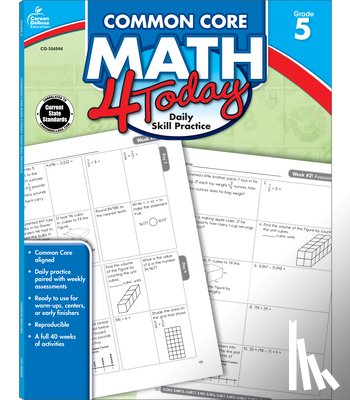 McCarthy, Erin - Common Core Math 4 Today, Grade 5: Daily Skill Practice Volume 8