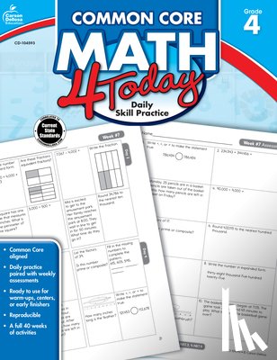 McCarthy, Erin - Common Core Math 4 Today, Grade 4: Daily Skill Practice Volume 7