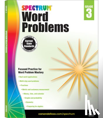 Spectrum - Word Problems, Grade 3: Volume 76