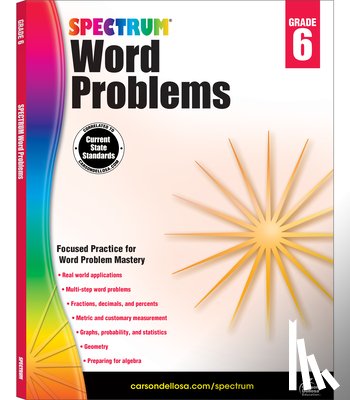 Spectrum - Word Problems, Grade 6: Volume 79
