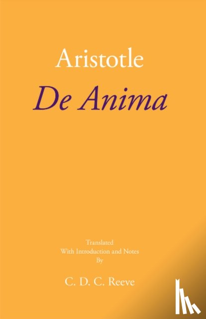 Aristotle, Reeve, C. D. C. - De Anima
