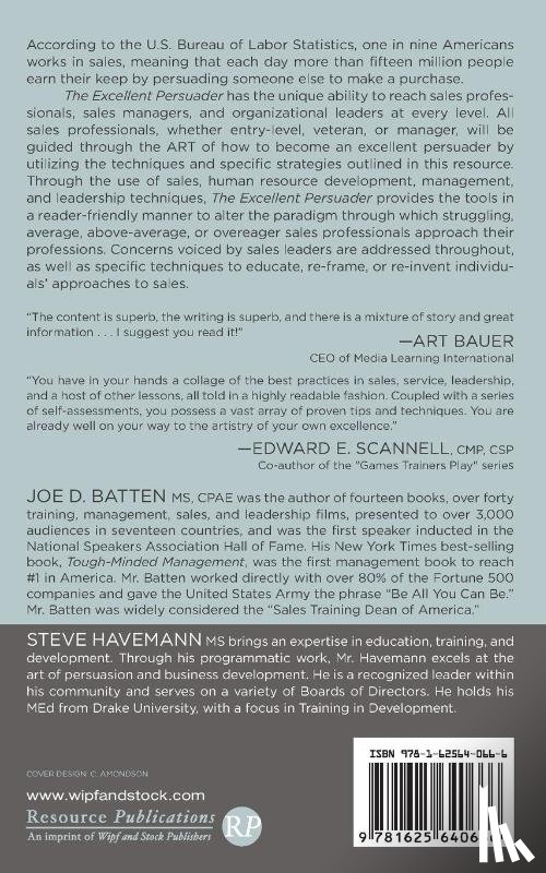 Havemann, Steve J, Batten, Joe D - The Excellent Persuader