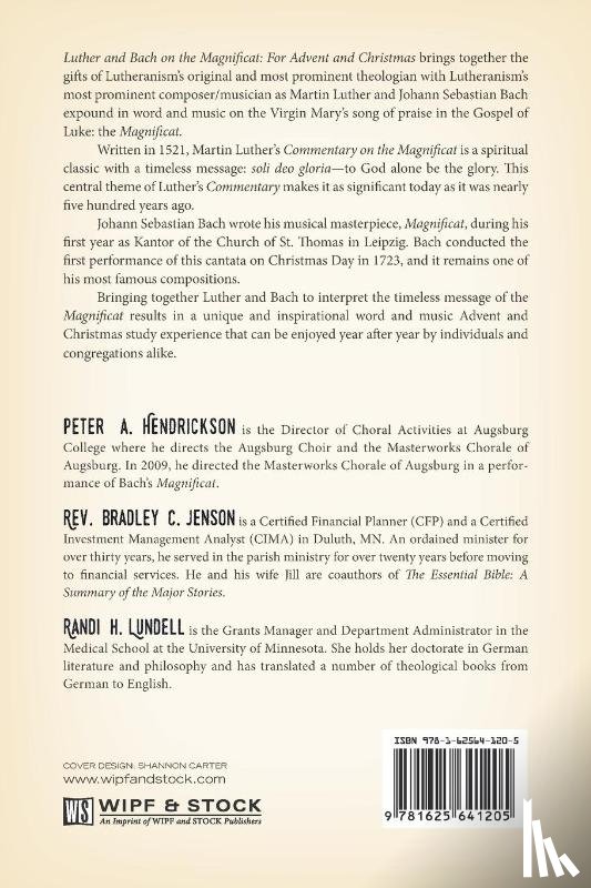 Hendrickson, Peter A, Jenson, Bradley C, Lundell, Randi H - Luther and Bach on the Magnificat