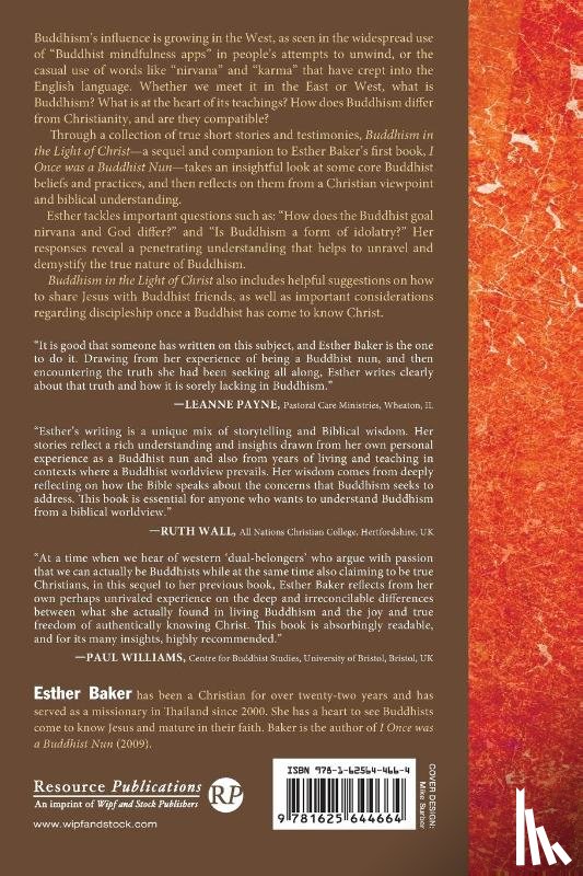 Baker, Esther - Buddhism in the Light of Christ