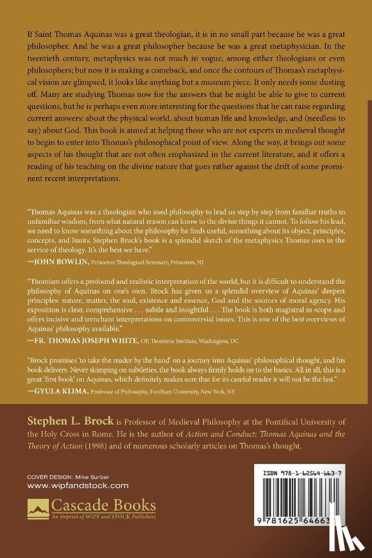 Brock, Stephen L - The Philosophy of Saint Thomas Aquinas