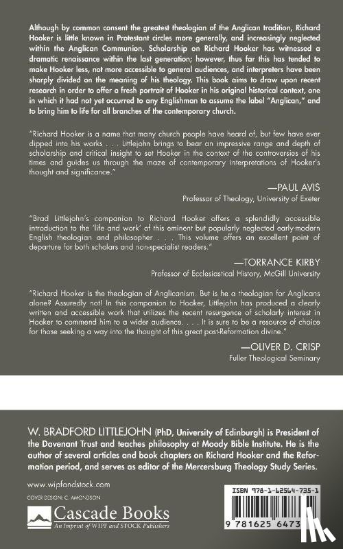 Littlejohn, W Bradford - Richard Hooker