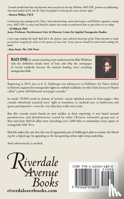 Wilchins, Riki - Bad Ink