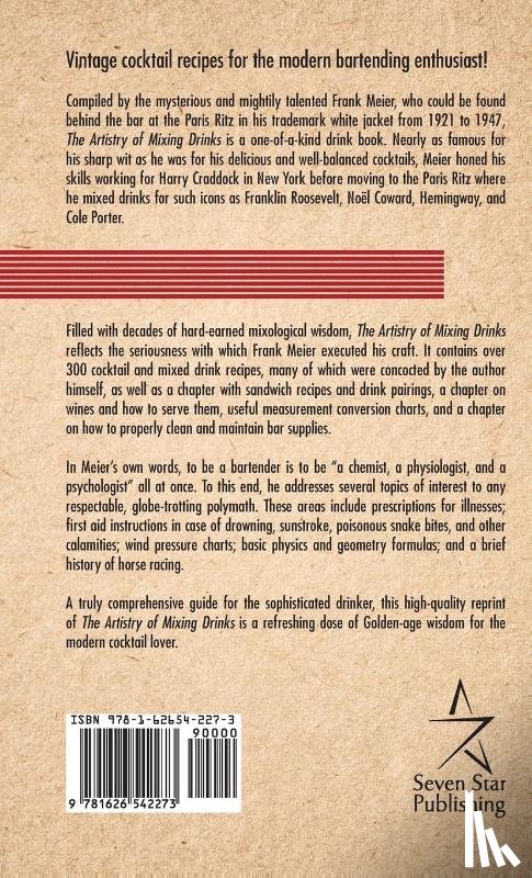 Brown, Ross - The Artistry Of Mixing Drinks (1934)