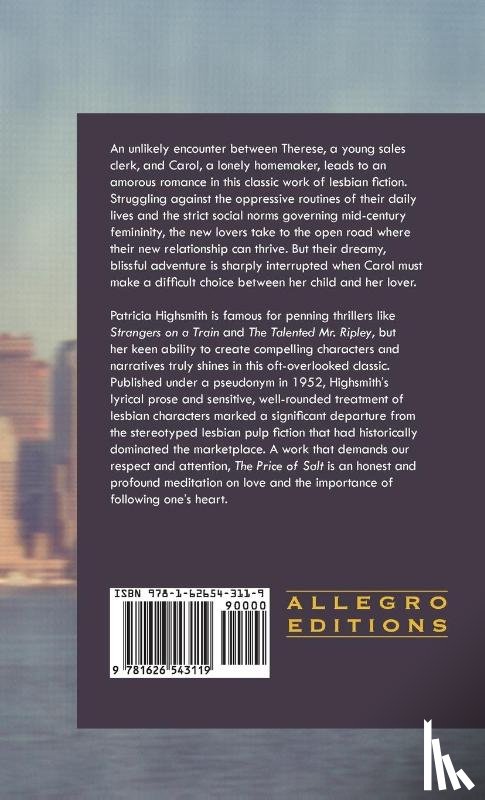 Highsmith, Patricia - The Price of Salt, or Carol
