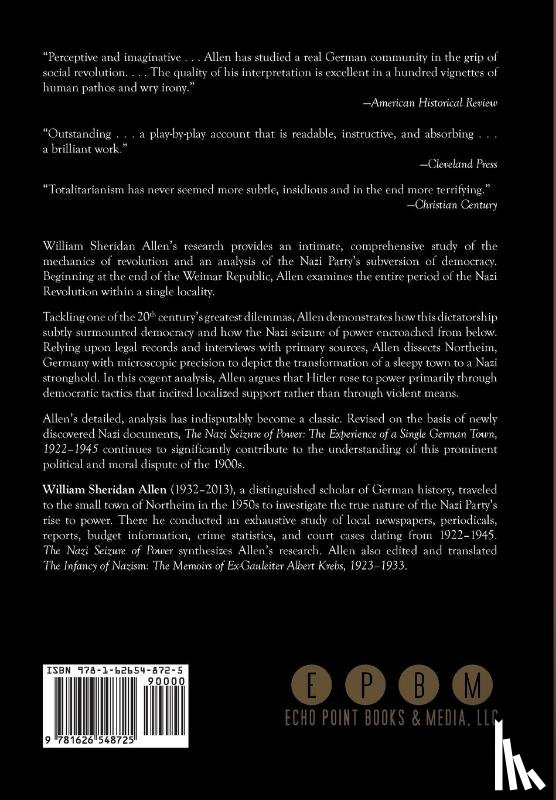 William Sheridan Allen - The Nazi Seizure of Power