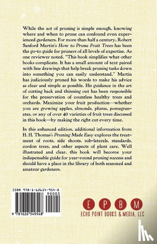 Martin, R Sanford - How to Prune Fruit Trees, Twentieth Edition