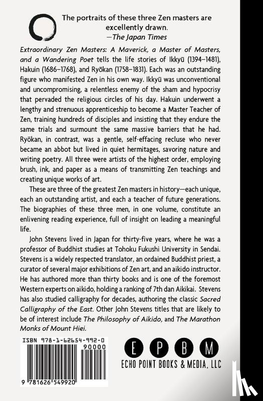 Stevens, John - Extraordinary Zen Masters
