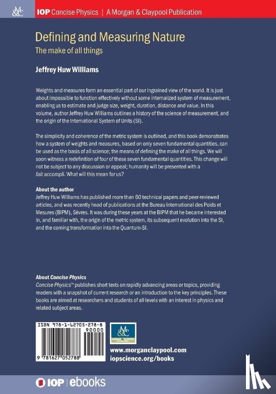 Jeffrey Huw Williams - Defining and Measuring Nature