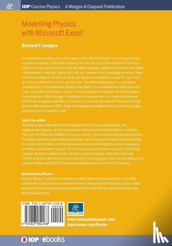 Liengme, Bernard V. - Modelling Physics with Microsoft Excel