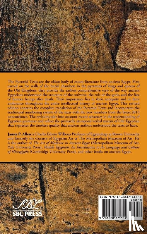Allen, James P (Arizona State University) - The Ancient Egyptian Pyramid Texts