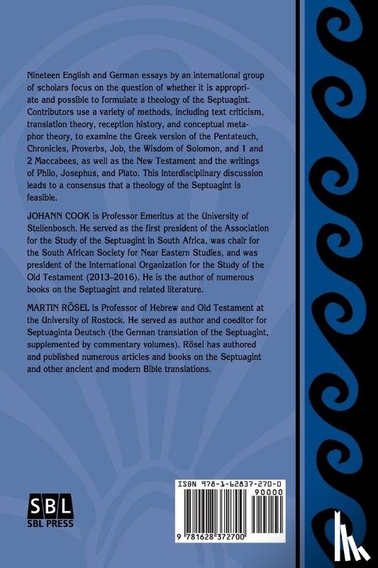  - Toward a Theology of the Septuagint