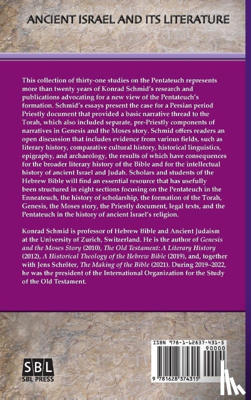 Schmid, Konrad - The Scribes of the Torah