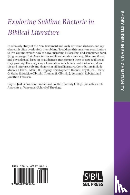  - Exploring Sublime Rhetoric in Biblical Literature