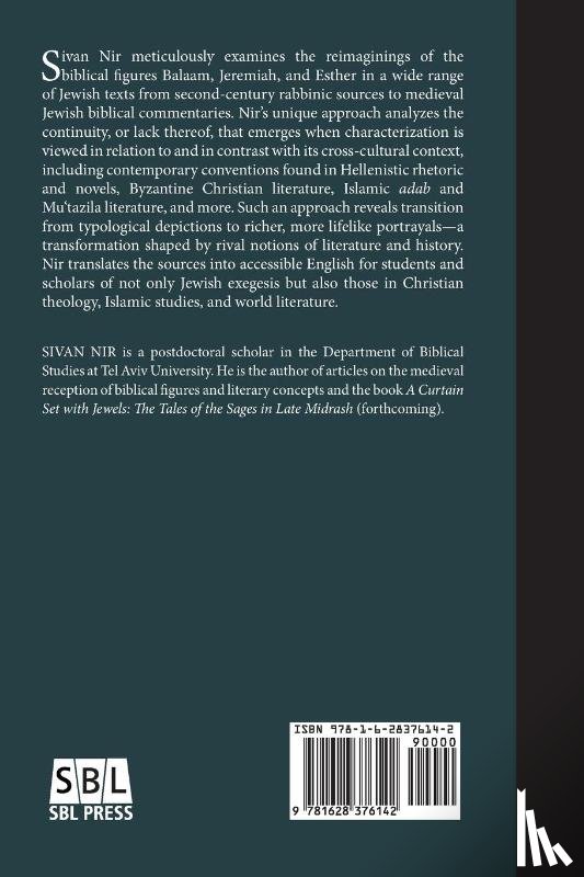 Nir, Sivan - Characterization in Midrash and Medieval Jewish Bible Commentaries