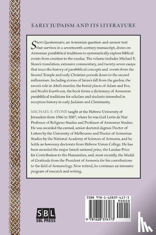 Stone, Michael E. - Armenian Apocrypha