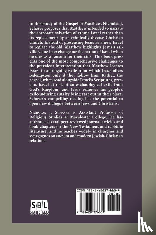Schaser, Nicholas J. - A Ransom for Israel