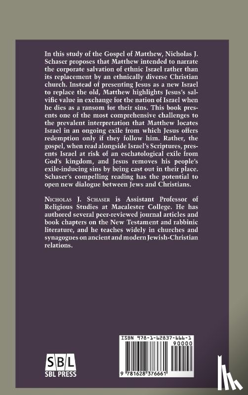 Schaser, Nicholas J. - A Ransom for Israel
