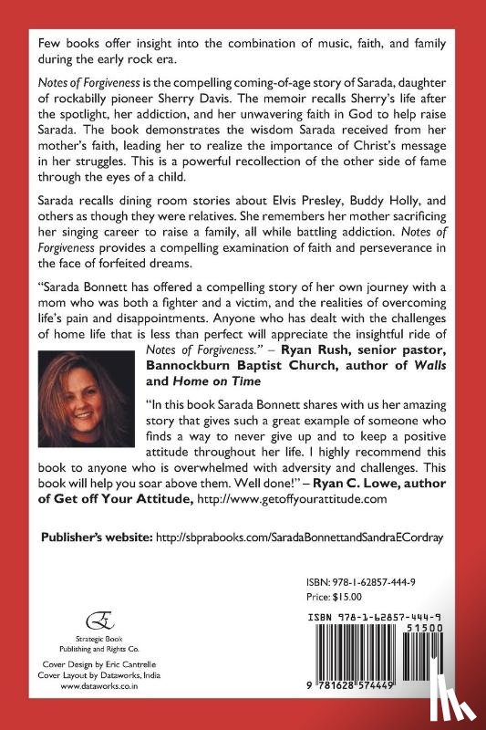 Bonnett, Sarada, Cordray, Sandra E - Notes of Forgiveness