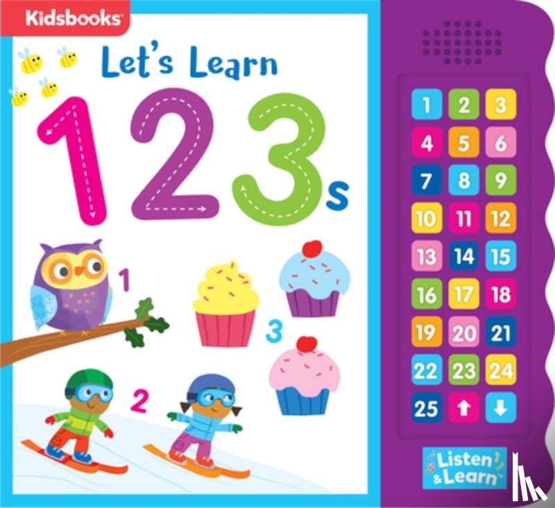 Publishing, Kidsbooks - 27-Button Sound Book Let's Learn 123s