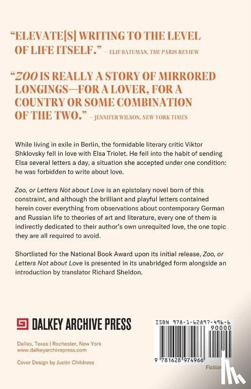 Shklovsky, Viktor - Zoo, or Letters Not about Love