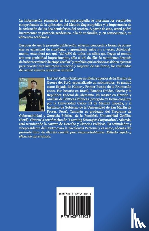 Caller Gutierrez, Herbert - La Sugestopedia. Metodo Potente de Ensenanza y Aprendizaje