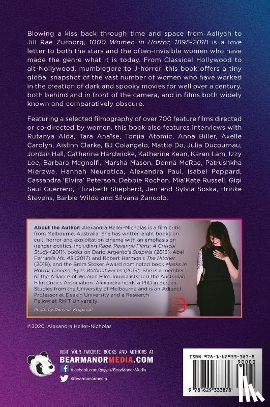 Heller-Nicholas, Alexandra - 1000 Women In Horror, 1895-2018 (hardback)