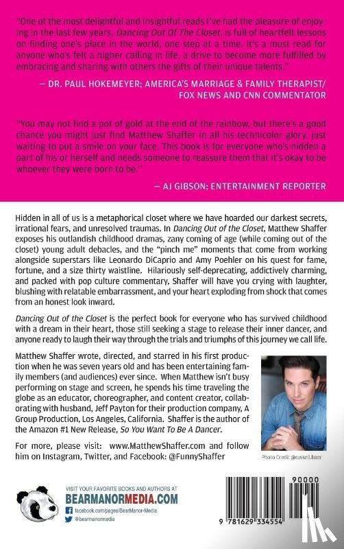Shaffer, Matthew - Dancing Out of the Closet - Totally True Stories (hardback)