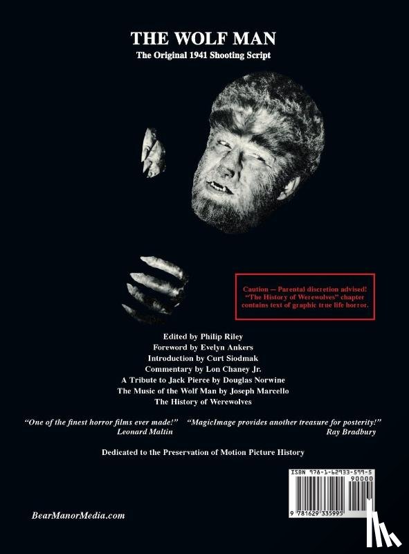 Riley, Phillip - The Wolf Man (Universal Filmscript Series)