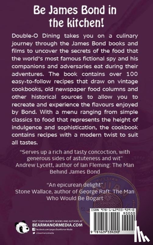 Biddulph, Edward - Double-O Dining (hardback)