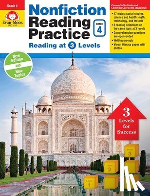 Evan-Moor Educational Publishers - Nonfiction Reading Practice, Grade 4 Teacher Resource