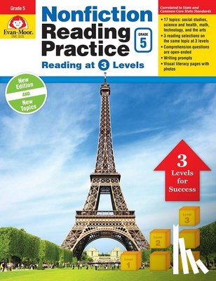 Evan-Moor Educational Publishers - Nonfiction Reading Practice, Grade 5 Teacher Resource