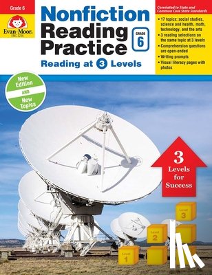 Evan-Moor Educational Publishers - Nonfiction Reading Practice, Grade 6 Teacher Resource