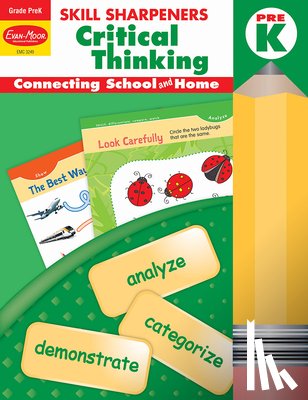Evan-Moor Educational Publishers - Skill Sharpeners: Critical Thinking, Prek Workbook