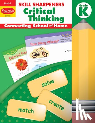Evan-Moor Educational Publishers - Skill Sharpeners: Critical Thinking, Kindergarten Workbook