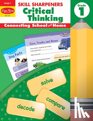 Evan-Moor Educational Publishers - Skill Sharpeners: Critical Thinking, Grade 1 Workbook