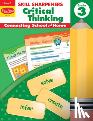 Evan-Moor Educational Publishers - Skill Sharpeners: Critical Thinking, Grade 3 Workbook