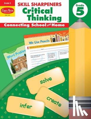 Evan-Moor Educational Publishers - Skill Sharpeners: Critical Thinking, Grade 5 Workbook
