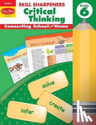Evan-Moor Educational Publishers - Skill Sharpeners: Critical Thinking, Grade 6 Workbook