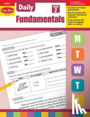 Evan-Moor Educational Publishers - Daily Fundamentals, Grade 2 Teacher Edition