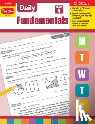 Evan-Moor Educational Publishers - Daily Fundamentals, Grade 4 Teacher Edition