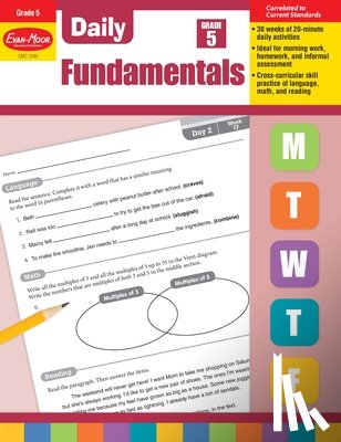 Evan-Moor Educational Publishers - Daily Fundamentals, Grade 5 Teacher Edition