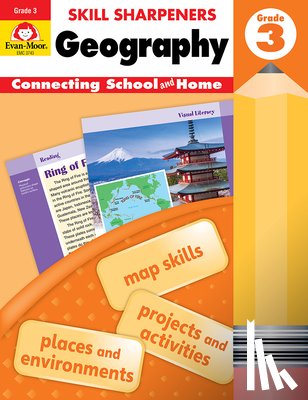 Evan-Moor Educational Publishers - Skill Sharpeners: Geography, Grade 3 Workbook