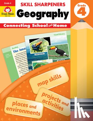 Evan-Moor Educational Publishers - Skill Sharpeners: Geography, Grade 4 Workbook