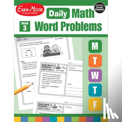 Evan-Moor Educational Publishers - DAILY WORD PROBLEMS GRD 3 TEAC